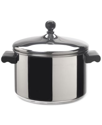 Farberware - Classic Series Stainless Steel 4-Qt. Saucepot & Lid