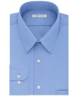 Van Heusen - Men's Big & Tall Classic/Regular Fit Wrinkle Free Poplin Solid Dress Shirt