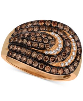 Le Vian - Diamond Spiral Statement Ring (1-1/5 ct. t.w.) in 14k Rose Gold