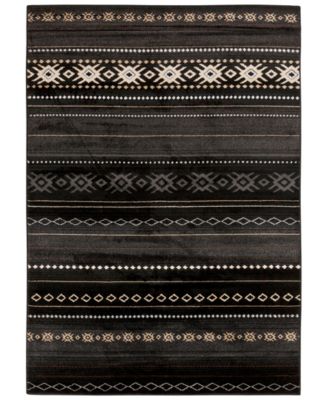 Abbie & Allie Rugs - Paramount PAR-1047 Black 6'7" x 9'6" Area Rug
