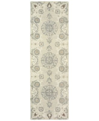 Oriental Weavers - Craft 93000 Sand/Ash 2'6" x 8' Runner Area Rug