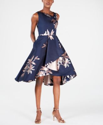 Adrianna Papell - Jacquard Fit & Flare Dress