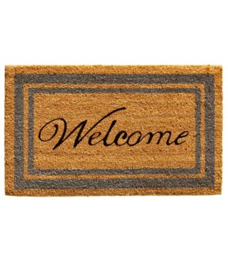 Home & More - Border Welcome 24" x 36" Coir/Vinyl Doormat