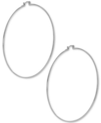 Essentials - Large Wire Hoop Earrings