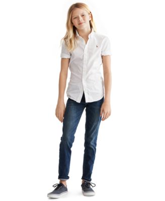 Polo Ralph Lauren - Girls' Solid Oxford Top