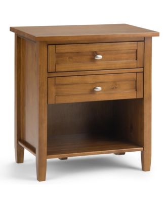 Simpli Home - Warm Shaker Night Stand, Quick Ship