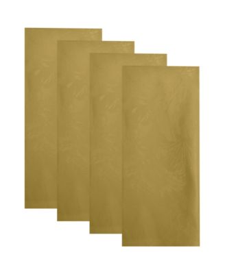 Elrene - Poinsettia  Jacquard Holiday Napkins, Set of 4