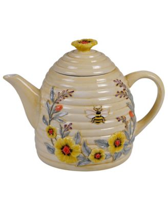Certified International - Bee Sweet 3-D Beehive Teapot