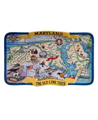 Certified International - Maryland Souvenir Rectangular Platter