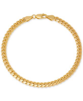 Macy's - Men's Cuban Link Bracelet