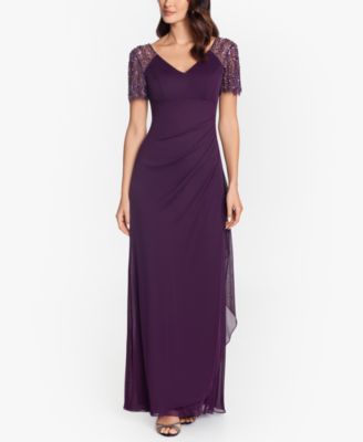 XSCAPE - Petite Embellished Chiffon Gown