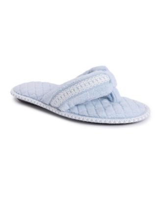 Muk Luks - Women's Darlene Micro-Chenille Thong Slippers