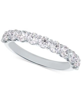 De Beers Forevermark - Diamond Eleven Stone Band (1 ct. t.w.) in 14k White Gold