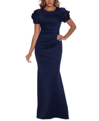 XSCAPE - Ruched Fit & Flare Gown