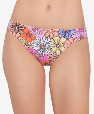 Salt + Cove - Women's Groovy Bloom Printed Hipster Bikini Bottoms