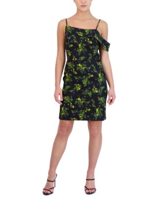 Laundry by Shelli Segal - Women's One-Shoulder Sheath Dress