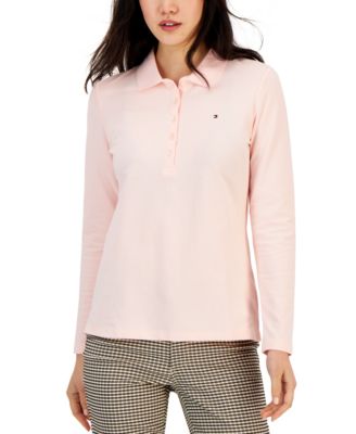 Tommy Hilfiger - Women's Logo Long-Sleeve Polo Shirt