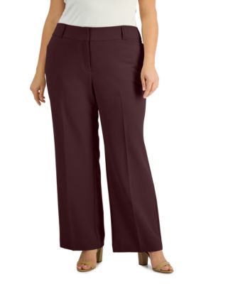Alfani - Plus Size Straight-Leg Trousers