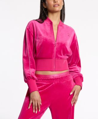 Juicy Couture - Women's Cropped Bomber Jacket