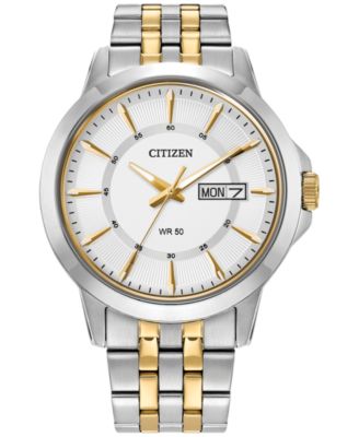 Citizen - Men's Two-Tone Stainless Steel Bracelet Watch 41mm