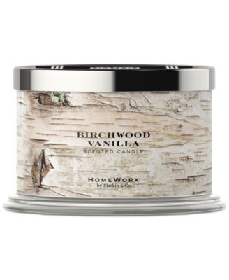HomeWorx By Slatkin & Co. - HomeWorx Birchwood Vanilla Scented Candle, 18 oz.