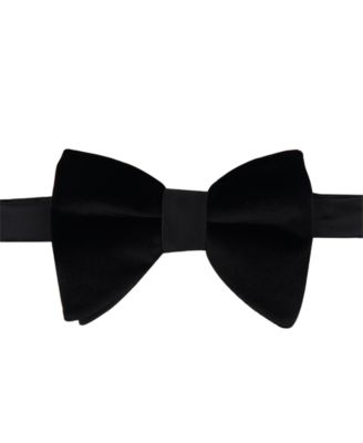 Alfani - Men's Velvet Solid Bow Tie