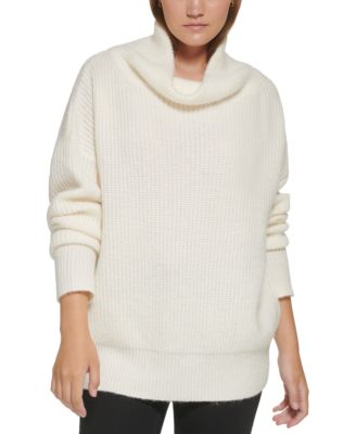 Calvin Klein Jeans - Women's Oversized Ribbed Turtleneck Sweater