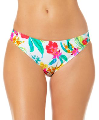 Salt + Cove - Juniors' Hibiscus Print Hipster Bikini Bottoms