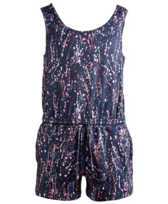 ID Ideology - Big Girls Mod Splatter Sleeveless Romper