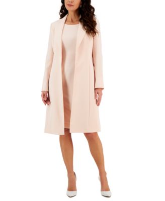 Le Suit - Women's Topper Coat & Sheath Dress