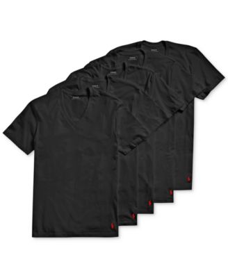 Polo Ralph Lauren - Men's Classic-Fit V-Neck Undershirts, 5-Pack