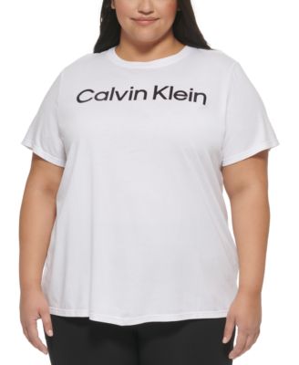 Calvin Klein - Plus Size Crewneck Logo T-Shirt