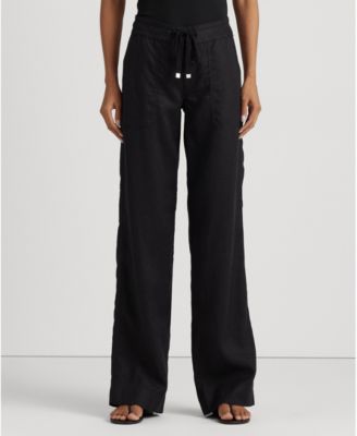 Lauren Ralph Lauren - Wide-Leg Linen Pants