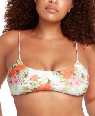 Volcom - Juniors' Desert Blooms Scoop-Neck Bikini Top
