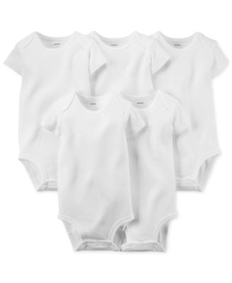 Carter's - Baby 5-Pack Short-Sleeve Solid Bodysuits