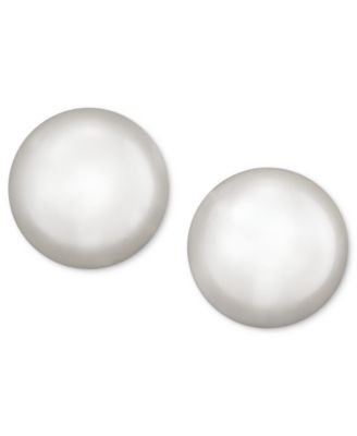 Belle de Mer - Pearl Earrings, 14k Gold Cultured Akoya Pearl Stud Earrings (6mm)