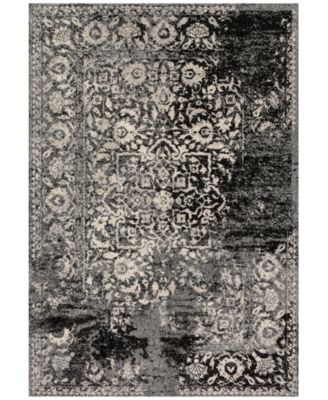 Spring Valley Home - Emory EB-01 Black/Ivory 5'3"x7'7" Area Rug