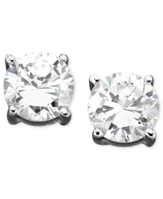 Eliot Danori - Earrings, Cubic Zirconia Stud (1 ct. t.w.)