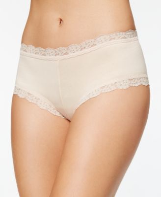 Hanky Panky - Low-Rise Lace-Trim Boyshort 891281