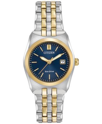 Citizen - Women's Eco-Drive Two-Tone Stainless Steel Bracelet Watch 28mm EW2294-53L