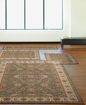 KM Home - Florence Meshed 4-Pc. Rug Set
