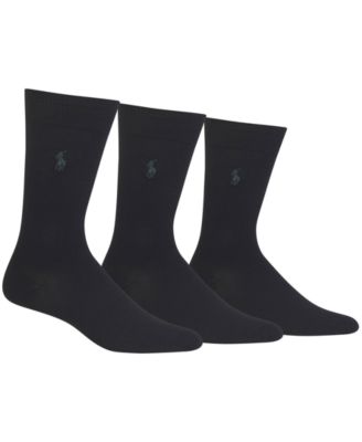 Polo Ralph Lauren - Men's 3-Pk. Super-Soft Dress Socks
