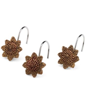 Avanti - Braided Medallion 12-Pc. Shower Hook Set