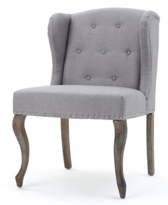 Noble House - Colven Wingback Accent Chair, Quick Ship