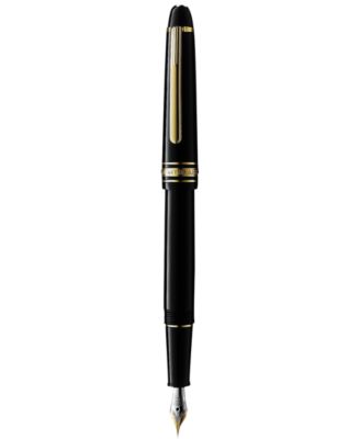 Montblanc - Meisterst&uuml;ck Classique Black Resin & Gold-Coated Fountain Pen