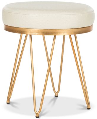 Safavieh - Adnan Round Bench, Quick Ship