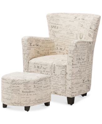 Furniture - Rixenda Club Chair and Ottoman Set, Quick Ship