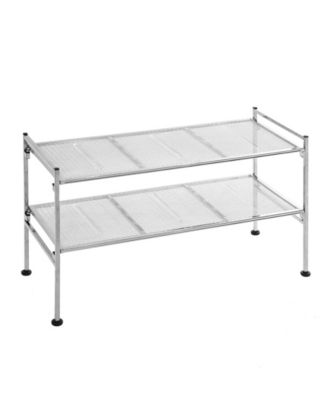 Seville Classics - 2Tier Mesh Shoe Rack