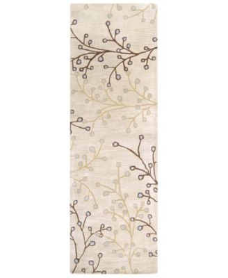 Surya - Athena ATH-5008 Taupe 2'6" x 8' Runner Area Rug