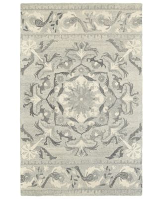 Oriental Weavers - Craft 93001 Ash/Ivory 3'6" x 5'6" Area Rug